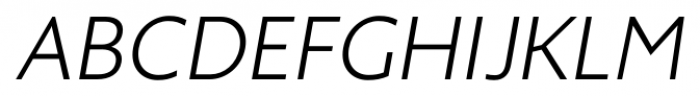 Zigfrid Light Italic Font UPPERCASE