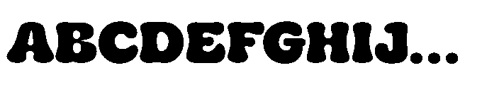 Zicho Regular Font UPPERCASE