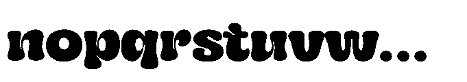 Zicho Regular Font LOWERCASE