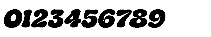 Zicho Slant Regular Font OTHER CHARS