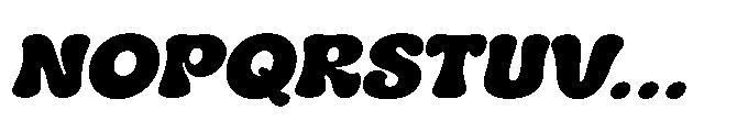 Zicho Slant Regular Font UPPERCASE