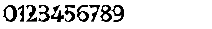 Zick Zack S&B Font OTHER CHARS