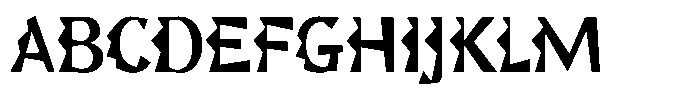 Zick Zack S&B FONT