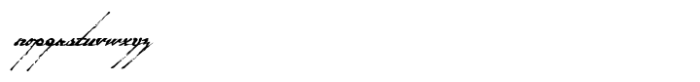 Zidler Font LOWERCASE