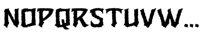 Zieruk Distort Font UPPERCASE