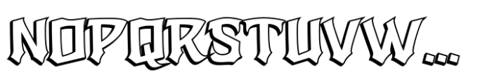 Zieruk Shadow Font UPPERCASE