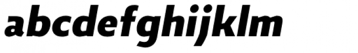 Zigfrid Black Italic Font LOWERCASE