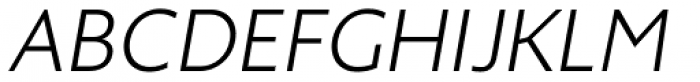 Zigfrid Light Italic Font UPPERCASE