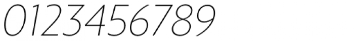 Zigfrid Thin Italic Font OTHER CHARS