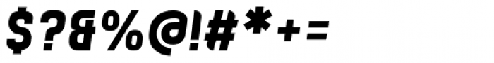 Zigfrida Black Oblique Cyrillic Font OTHER CHARS