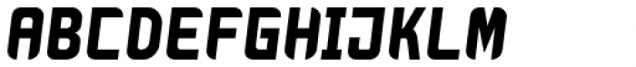 Zigfrida Black Oblique Cyrillic Font LOWERCASE