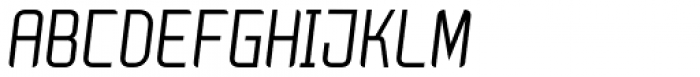 Zigfrida Extra Light Oblique Cyrillic Font UPPERCASE