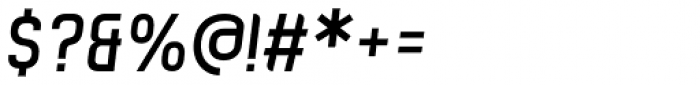 Zigfrida Regular Oblique Cyrillic Font OTHER CHARS