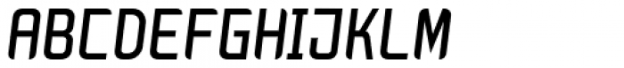Zigfrida Regular Oblique Font UPPERCASE
