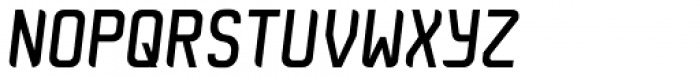 Zigfrida Regular Oblique Font UPPERCASE