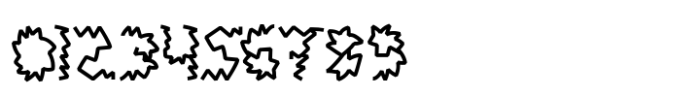 Zigzag Flux Font OTHER CHARS