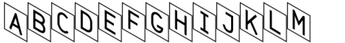 Zigzaggy Blwh Font LOWERCASE