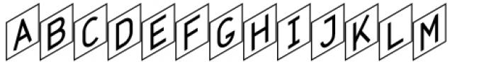 Zigzaggy Whbl Font UPPERCASE