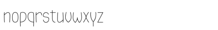 Zimric Condensed Thin Font LOWERCASE