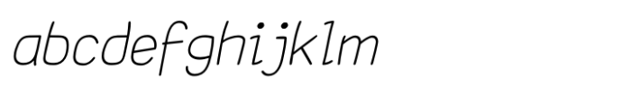 Zimric Light Italic FONT