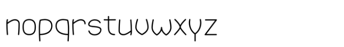 Zimric Light Font LOWERCASE