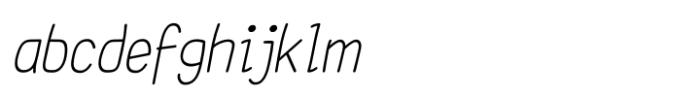 Zimric Narrow Light Italic FONT
