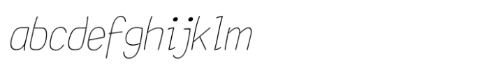 Zimric Narrow Thin Italic FONT