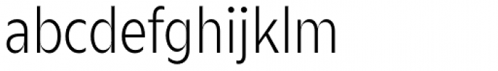 Zin Sans Condensed Light Font LOWERCASE