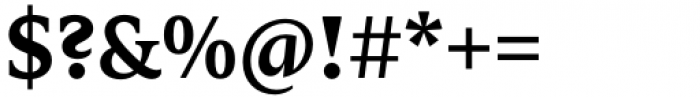 Zin Serif Bold Font OTHER CHARS