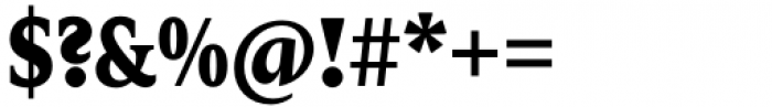 Zin Serif Condensed Black Font OTHER CHARS