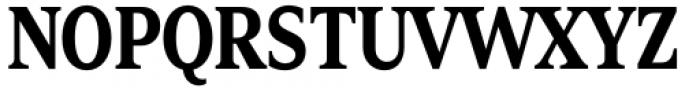 Zin Serif Condensed Bold Font UPPERCASE
