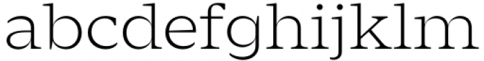 Zin Serif Extended Light Font LOWERCASE