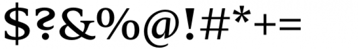 Zin Serif Extended Medium Font OTHER CHARS