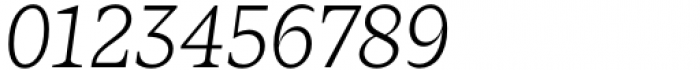Zin Serif Light Italic Font OTHER CHARS