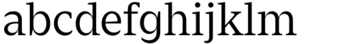 Zin Serif Regular Font LOWERCASE