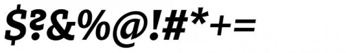 Zin Slab Bold Italic Font OTHER CHARS