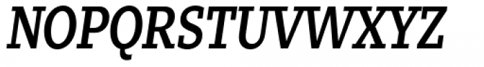 Zin Slab Condensed Medium Italic Font UPPERCASE