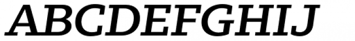 Zin Slab Extended Medium Italic Font UPPERCASE
