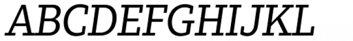 Zin Slab Regular Italic Font UPPERCASE