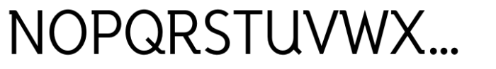 Zinc Regular Font UPPERCASE