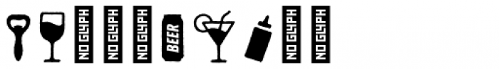 Zing Goodies BBQ Icons Font OTHER CHARS