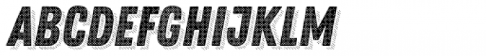 Zing Rust Halftone A1 Base Shadow5 Font LOWERCASE