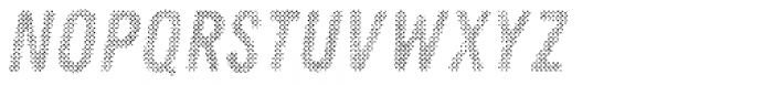 Zing Rust Halftone A2 Fill Font LOWERCASE