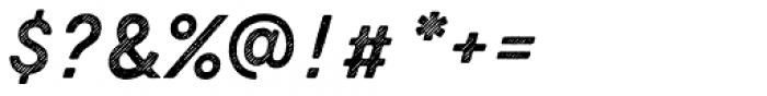 Zing Script Rust Bold Base Line Diagonals Font OTHER CHARS