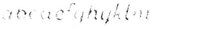 Zing Script Rust Bold Fill Grunge Font LOWERCASE