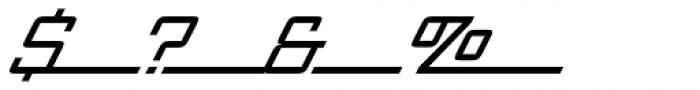 Zinger Italic Font OTHER CHARS