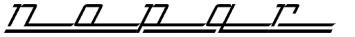 Zinger Italic Font LOWERCASE