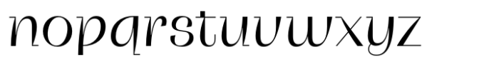 Zinkraft Display Regular Font LOWERCASE