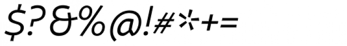ZionTrain Cyrillic Light Italic Font OTHER CHARS