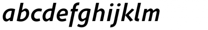 ZionTrain Pro DemiBold Italic Font LOWERCASE